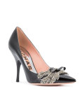 rhinestone embellished pumps
