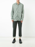woven stripe trousers 