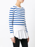 striped layer jumper 