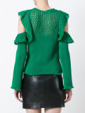 open knit detail jumper