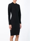 ribbed fitted dress