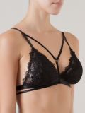 french lace triangle bra