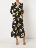 printed cropped jumpsuit