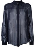 embellished sheer shirt 
