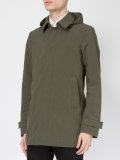 collared hooded jacket