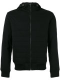 stitched zipped hoodie