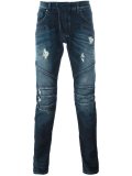 distressed skinny jeans