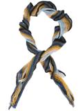 striped knit scarf