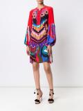 floral jacquard shift dress