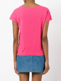 sequinned logo patch T-shirt