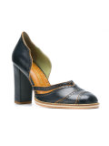 chunky heel pumps