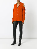 cold shoulder blouse