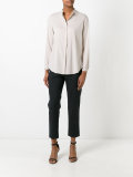 band collar shirt 