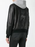 lightning bolt leather jacket