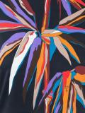 bird of paradise print dress