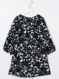 devoré floral dress