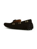 gold-tone trim loafers 