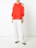 cold-shoulder blouse