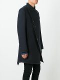 中长斜开合外套