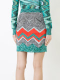zigzag knit skirt 