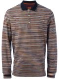 striped polo shirt