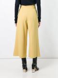 cropped wide leg trousers