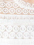 lace tiered T-shirt