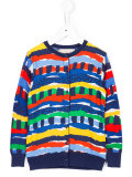 Portia striped dot cardigan