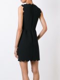 scalloped dress
