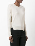 split hem sweater