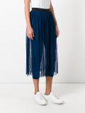lace layer pleated skirt 