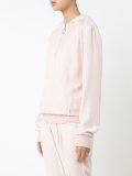 zipped neck hoodie 
