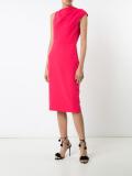asymmetric sleeves dress