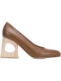 cut out heel pumps