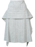 layered pleated skirt