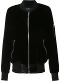 velvet bomber jacket