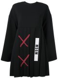 logo print dress