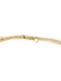 triple chain nugget necklace