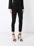 high waist cropped jeans