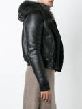 hooded bomber jacket