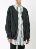 zipped bomber jacket 