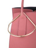 tote bag with gold tone detail