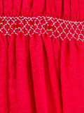 rose embroidered dress