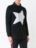 星星贴牌短外套