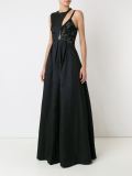 asymmetric gown