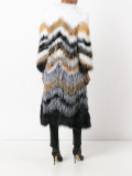striped long coat 