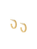 Stilla Infinity hoop earrings