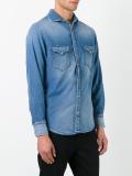 patch pocket denim shirt