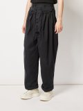 drawstring tapered trousers