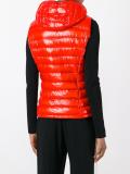 zipped hooded gilet